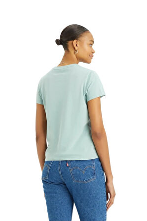Levi's Kadın Pamuklu Açık Yeşil Basic T-shirt -  A4917-0008
