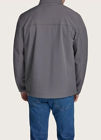 Dockers Gri Erkek Regular Fit Mont Stretch Softshell Ceket