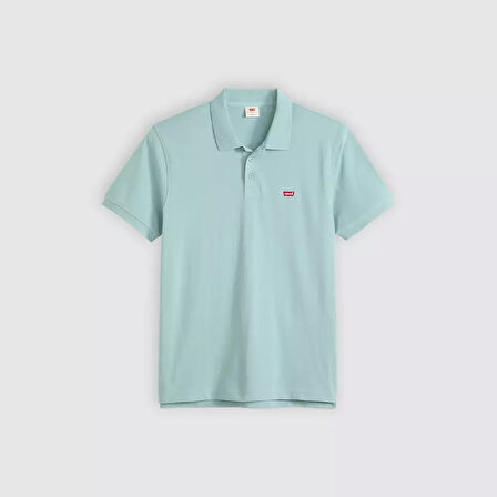 Levi's Erkek 100% Pamuk Standard Fit Polo Yaka Su Yeşili T-Shirt - 35883-0283