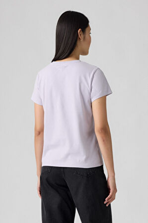 Levi's Kadın Perfect Thistle Pamuk Lila T-Shirt - 39185-0388