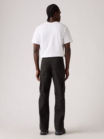 XX CARGO BAGGY METEORITE CANVAS ERKEK SİYAH KARGO PANTOLON 003KQ-0005