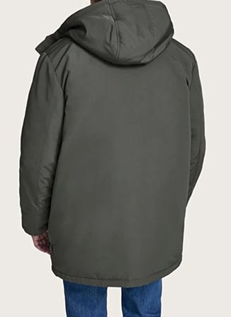 Dockers Gri Erkek Regular Fit Mont Gri Arctic Cloth Padded Utility Par