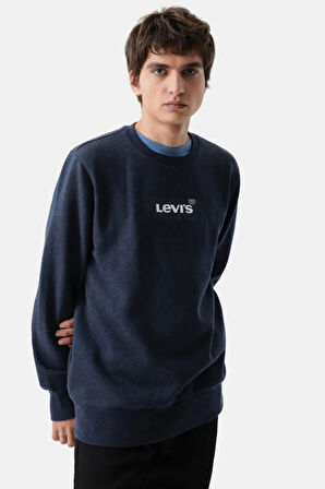 Levi's Erkek Bisiklet Yaka Lacivert Sweatshirt - 38423-0157
