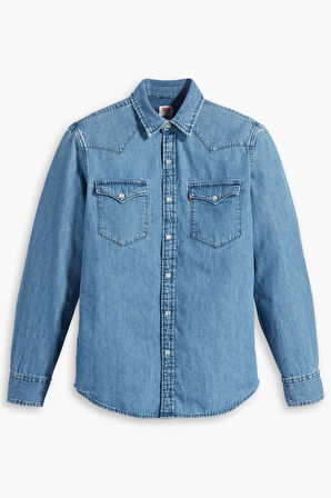Levi's Erkek Classic Western Standart Mavi Gömlek - 85745-0108