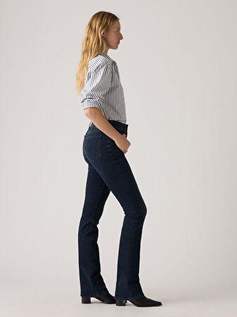 725 HİGH RİSE BOOTCUT KADIN KOYU MAVİ JEAN KOT DENİM PANTOLON 18759-0233