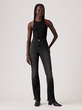 725 HİGH RİSE BOOTCUT NOSTALGIC NIGHT TAŞ DETAYLI KADIN SİYAH JEAN KOT PANTOLON 18759-0275