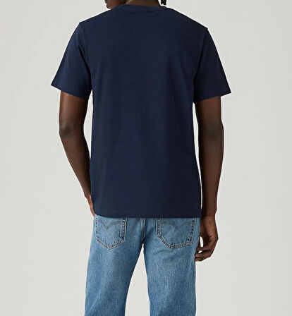 Levi's Erkek Desenli Logo Baskılı Lacivert T-Shirt - A2823-0317