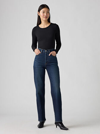 RİBCAGE KADIN LACİVERT JEAN KOT PANTOLON 001TG-0007