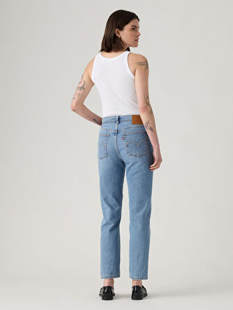 501 CROP KADIN MAVİ JEAN KOT DENİM PANTOLON A7739-0028