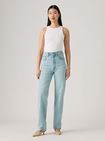 RIBCAGE MAVİ KADIN JEAN PANTOLON 001TG-0006