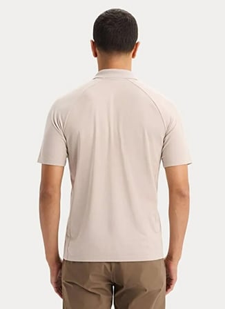 Bej Erkek Pamuklu Polo T-Shirt A8826-0026