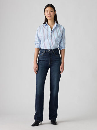 RİBCAGE KADIN LACİVERT JEAN KOT PANTOLON 001TG-0005