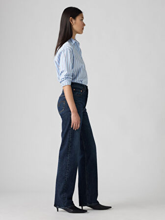 RİBCAGE KADIN LACİVERT JEAN KOT PANTOLON 001TG-0005