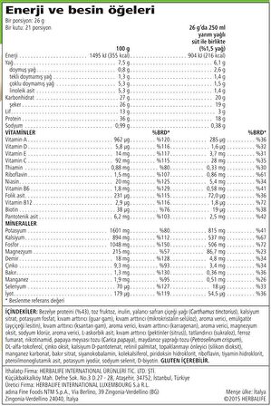 Herbalife Fındıklı Shake | Formül 1 Öğün Yerine Geçen Besleyici Shake