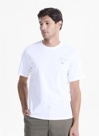 Dockers Beyaz Erkek Regular Fit T-Shirt 004MB-80