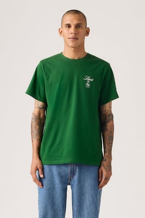 Levi's Relaxed Fit Tee Script Eden Yeşil Erkek T-Shirt - 16143-2442