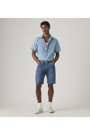 Levis 501 ORIGINAL SHORTS Koyu Mavi Erkek Denim Şort - 36512-0279 