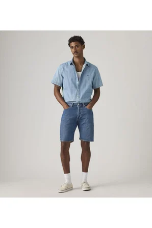 Levis 501 ORIGINAL SHORTS Koyu Mavi Erkek Denim Şort - 36512-0279 