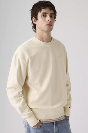 Levi's Erkek Bisiklet Yaka Ekru Sweatshirt - A9244-0043