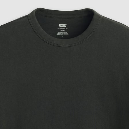 Heavyweight Loose Erkek Bi̇Si̇Klet Yaka Si̇Yah T-Shi̇Rt 005Gy-0001