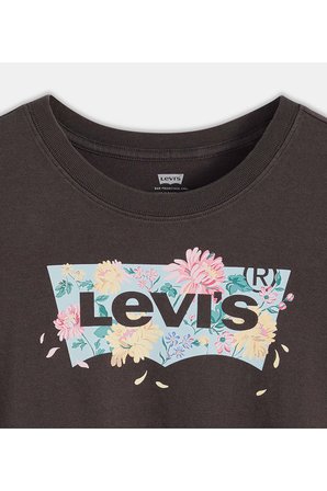 Levi's Kadın Logo Baskılı Kısa Kollu Günlük Tişört - 005GV-0020