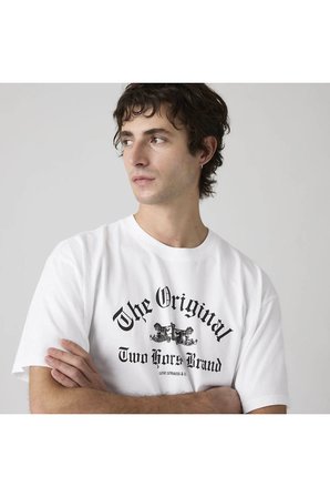 Levi's Graphıc Tess Beyaz Erkek T-Shirt - 008B4-0000