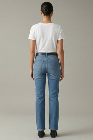 Levi's 724 High Pamuklu Straight Fit Yüksek Bel Düz Paça Jeans Bayan KOT PANTOLON A7744-0016 ANTRASİT