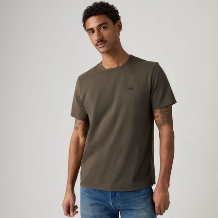 LEVI'S ORIGINAL TEE GARMENT DYE COFFEE ERKEK BİSİKLET YAKA KAHVERENGİ T-SHİRT 005GX-0021