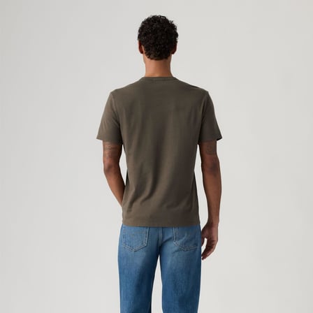 LEVI'S ORIGINAL TEE GARMENT DYE COFFEE ERKEK BİSİKLET YAKA KAHVERENGİ T-SHİRT 005GX-0021