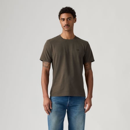 LEVI'S ORIGINAL TEE GARMENT DYE COFFEE ERKEK BİSİKLET YAKA KAHVERENGİ T-SHİRT 005GX-0021
