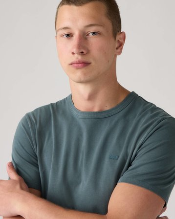 LEVI'S ORIGINAL TEE GARMENT DYE DARK SLA ERKEK GÖK MAVİSİ T-SHİRT 005GX-0023