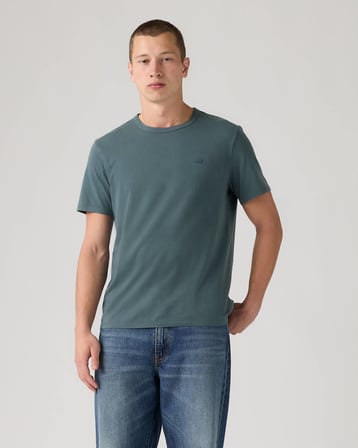 LEVI'S ORIGINAL TEE GARMENT DYE DARK SLA ERKEK GÖK MAVİSİ T-SHİRT 005GX-0023
