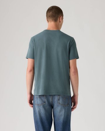 LEVI'S ORIGINAL TEE GARMENT DYE DARK SLA ERKEK GÖK MAVİSİ T-SHİRT 005GX-0023