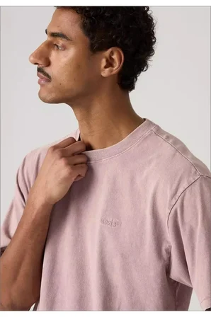 Levi's Erkek Tab Vintage Fıt Pembe Tişört A0637-0217