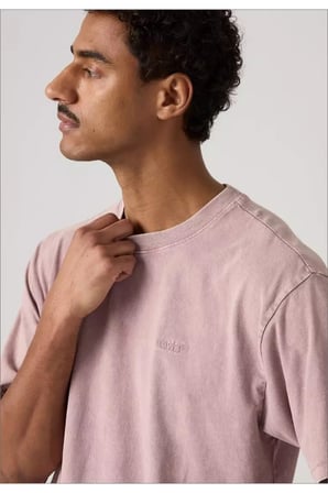 Levi's Erkek Tab Vintage Fıt Pembe Tişört A0637-0217