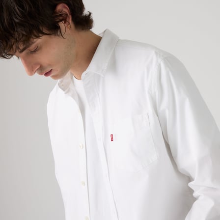 SUNSET STANDARD ERKEK CEPLİ BEYAZ GÖMLEK 85746-0211
