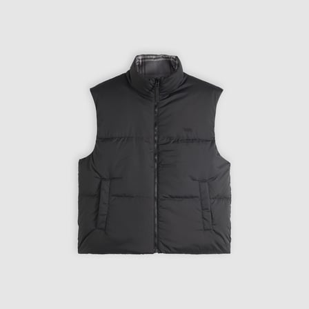ROCKWELL ERKEK GRİ VE SİYAH ÇİFT TARAFLI KOLSUZ MONT 007SZ-0000