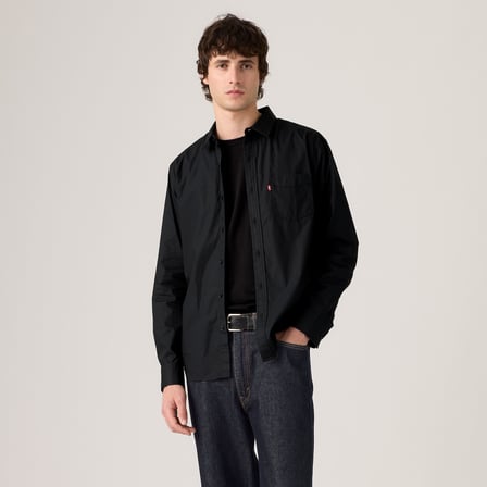 SUNSET STANDARD ERKEK CEPLİ SİYAH GÖMLEK 85746-0212