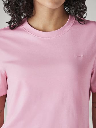 BNG WT FAVORITE COTTON KADIN PEMBE BİSİKLET YAKA T-SHİRT 006WJ-0007