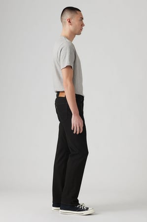 541® Athletic Taper Erkek Si̇Yah Jean Kot Pantolon A6340-0018