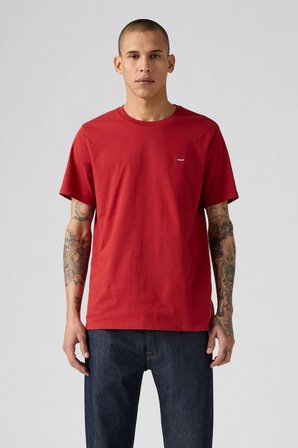 SS CLASSIC HM RHYTHMIC RED ERKEK BİSİKLET YAKA KIRMIZI BASİC T-SHİRT 003VJ-0003