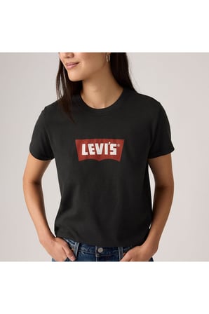 Levi's Graphic Favorite Kadın Siyah Tişört - 008BX-0007