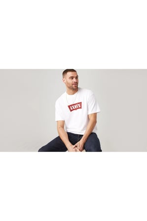 Levi's Erkek Vintage Fıt Grafik Beyaz Tişörtü - 005F9-0002