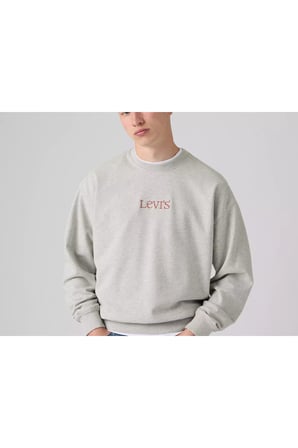 Levi's Erkek Relaxed Fıt Gri Sweatshirt- 0087A-0016