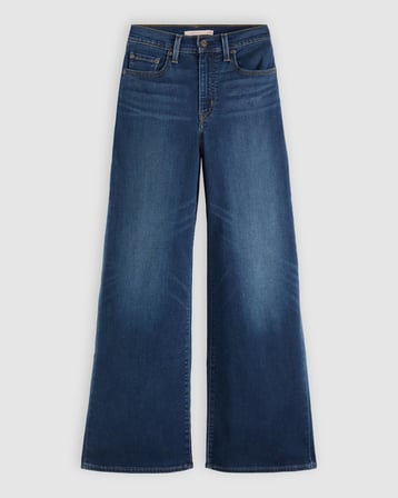 728 WIDE LEG TRUE BLUE DARK KADIN LACİVERT JEAN KOT PANTOLON 0039B-0040
