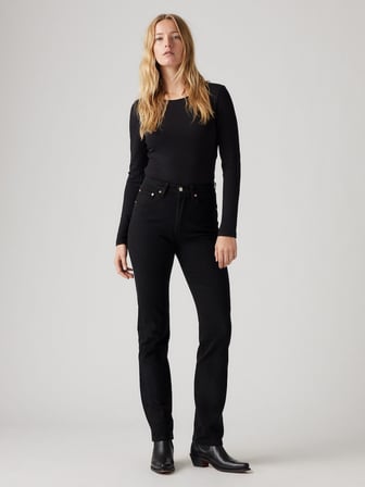 501® KADIN SİYAH JEAN KOT PANTOLON 12501-0548