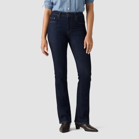 725 HIGH RISE BOOTCUT TRUE BLUE RINSE KADIN LACİVERT JEAN KOT PANTOLON 18759-0349