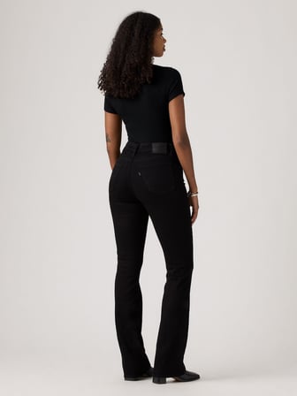 725 HIGH RISE BOOTCUT KADIN SİYAH JEAN KOT PANTOLON 18759-0184