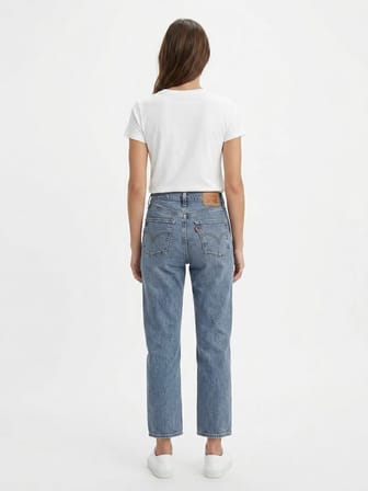 ribcage straight tk should be easy kadin mavi̇ jean kot pantolon a7743-0022