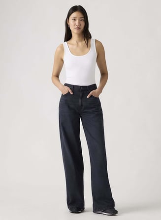 CINCH WIDE LEG DARK HUMOR KADIN SİYAH JEAN KOT PANTOLON 00AUM-0000